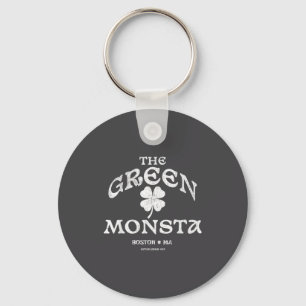 Grüner Monsta Lustiges Boston M New England Srts G Schlüsselanhänger