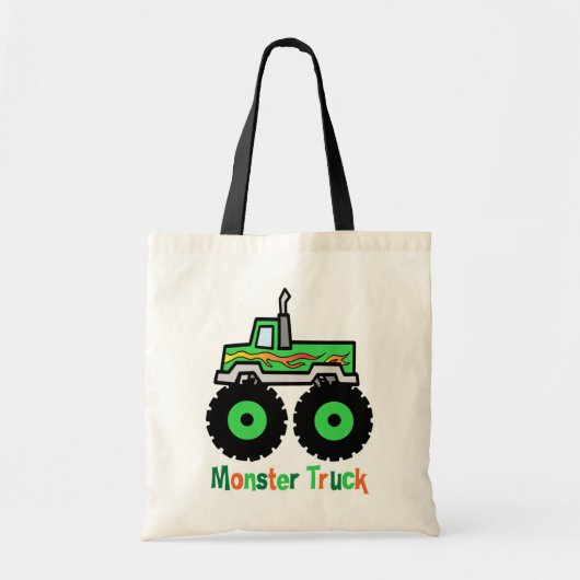 Grüner Monster-LKW Tragetasche (Vorne)