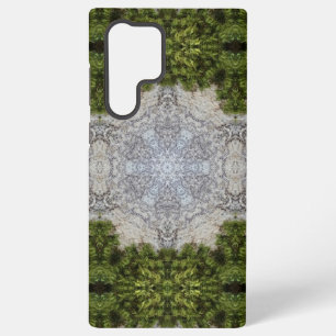 Grüner Moos & Erde Naturkunst Samsung Galaxy Hülle