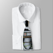 Grüner Motor Krawatte (Gebunden)