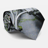 Grüner Motor Krawatte (Gerollt)