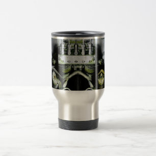 Grüner Motor Reisebecher