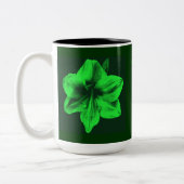 Grüner Muttertag Zweifarbige Tasse (Links)