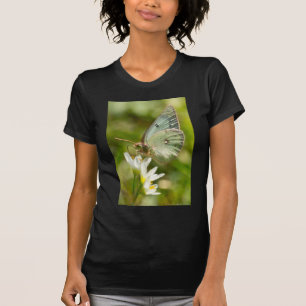 Grüner Nachtfalter auf Falsche Knoblauchkleidung u T-Shirt