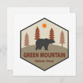 Grüner Nationalwaldbär (Vorne/Hinten)