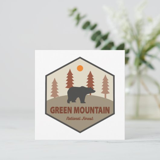 Grüner Nationalwaldbär (Stehend Vorderseite)