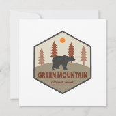 Grüner Nationalwaldbär (Rückseite)