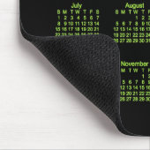 Grüner Neonkalender 2018 durch Janz Mausunterlage Mousepad (Ecke)