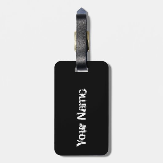 Grüner NeonVideospiel-Prüfer-Gepäckanhänger Gepäckanhänger (Rückseite vertikal)