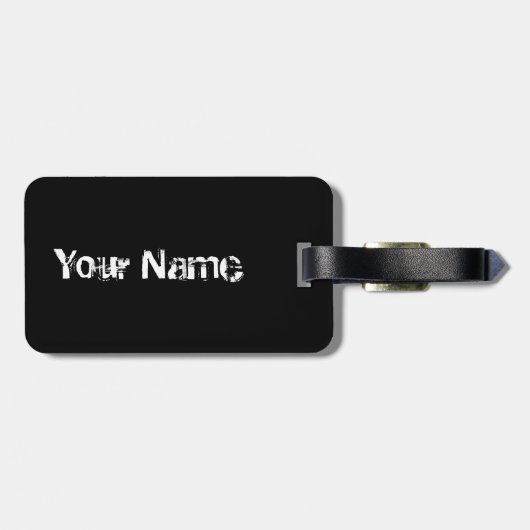 Grüner NeonVideospiel-Prüfer-Gepäckanhänger Gepäckanhänger (Rückseite horizontal)