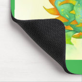 Grüner Neugieriger Drache-Mauspad Mousepad (Ecke)