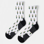 Grüner Niedlicher Fox Socken (Links)