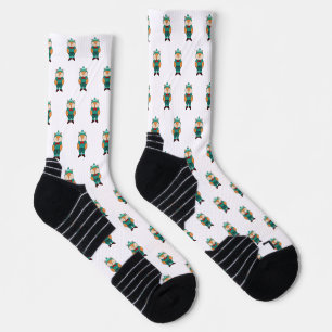 Grüner Niedlicher Fox Socken