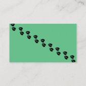 Grüner nigerianischer Ziegenzüchter Visitenkarte (Rückseite)