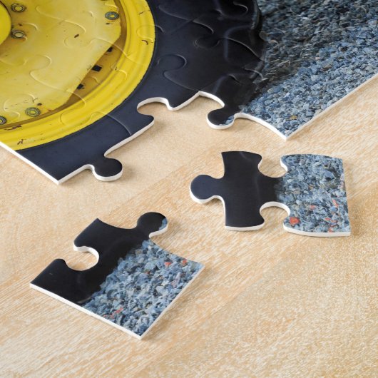 Grüner Nutzreifen Puzzle (Seite)