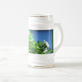 Grüner Oberhut & Grüner Bier - Bierglas (VorderseiteRechts)