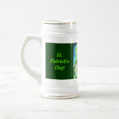 Grüner Oberhut & Grüner Bier - Bierglas (Links)