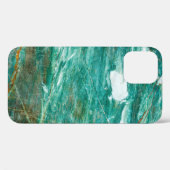 Grüner oder smaragdfarbener Hintergrund Case-Mate iPhone Hülle (Rückseite (Horizontal))