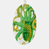 grüner Oktopus Keramikornament (Rechts)