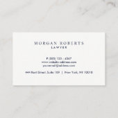 Grüner Olivenhain Beruflich Visitenkarte (Rückseite)