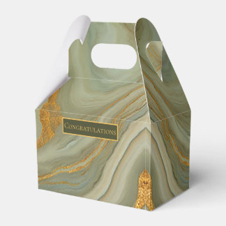 Grüner Onyx-Steinmuster Geschenkschachtel