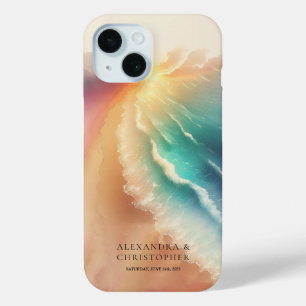 Grüner Ozean Strand Wasserfarbe Stylische Sommer S Case-Mate iPhone Hülle