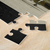 Grüner P51 Mustang, links Side_WWII Flugzeuge Puzzle (Seite)