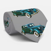Grüner Packard Luxuswagen Krawatte (Gerollt)