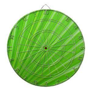 Grüner Palmenblatthintergrund Dartscheibe