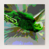 Grüner Papagei 6537 Puzzle (Horizontal)