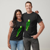 Grüner Papagei 6537 T-Shirt (Unisex)