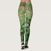 Grüner Papagei Leggings (Rückseite)