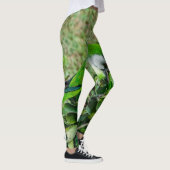 Grüner Papagei Leggings (Rechts)