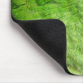 Grüner Papagei Mousepad (Ecke)