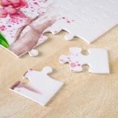 Grüner Papagei - Niedlicher Baby Bird Puzzle (Seite)