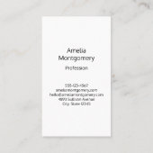 Grüner Papagei - Niedlicher Baby Bird Visitenkarte (Rückseite)