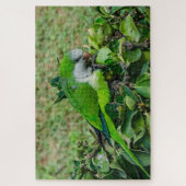 Grüner Papagei Puzzle (Vertikal)