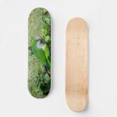 Grüner Papagei Skateboard (Vorderseite)