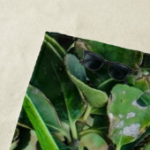 Grüner Papagei Strandtuch (Beispiel)