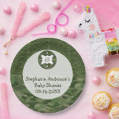 Grüner Pappteller (Party)