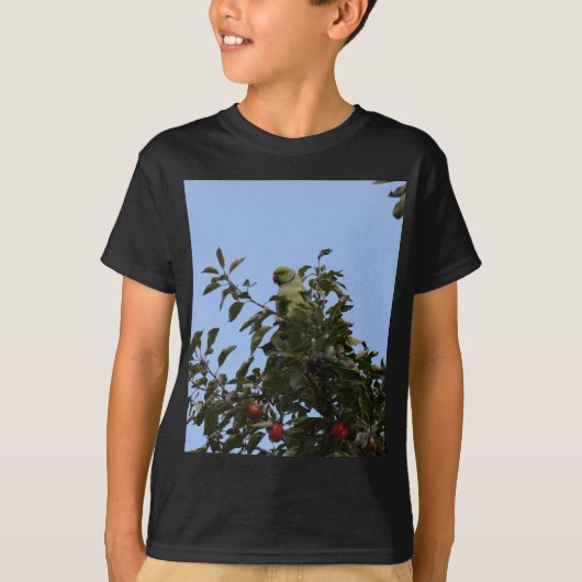 Grüner Parakeet T-Shirt (Vorderseite)