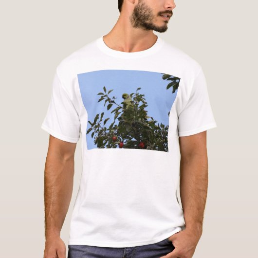 Grüner Parakeet T-Shirt (Vorderseite)