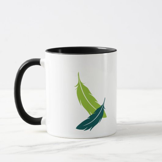 Grüner Parakeet Tasse (Links)