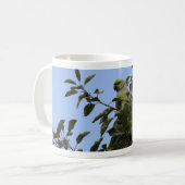 Grüner Paraketit Kaffeetasse (Vorderseite Links)