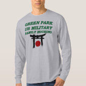 Grüner Park Japan T-Shirt (Vorderseite)