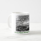Grüner Park-Wohnungs-Anhang Japan 1953-1973 Kaffeetasse (Vorderseite Links)