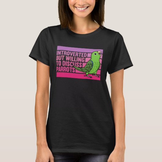 Grüner Parrotlet (eingeführt, aber parrots) 1 T-Shirt (Vorderseite)