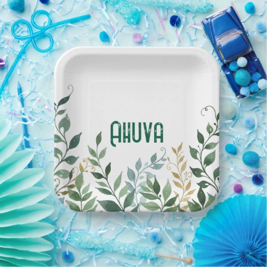 Grüner Party Pappteller (Party)