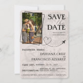 Grüner Pass der Dominikanischen Republik Save The Date (Rückseite)