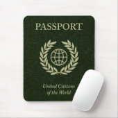 Grüner Pass Mousepad (Mit Mouse)
